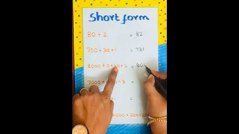 Numbers in short form#mathtalk23#shortsfeed #shortsvideo #shortsstory #youtubeshorts