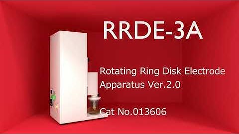 RRDE-3A Rotating Ring Disk Electrode Apparatus