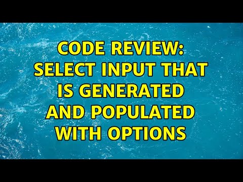 Code Review: Select