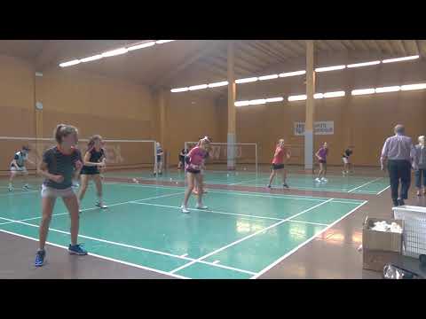 Badminton training in Denmark - fun and inspiring for junior players