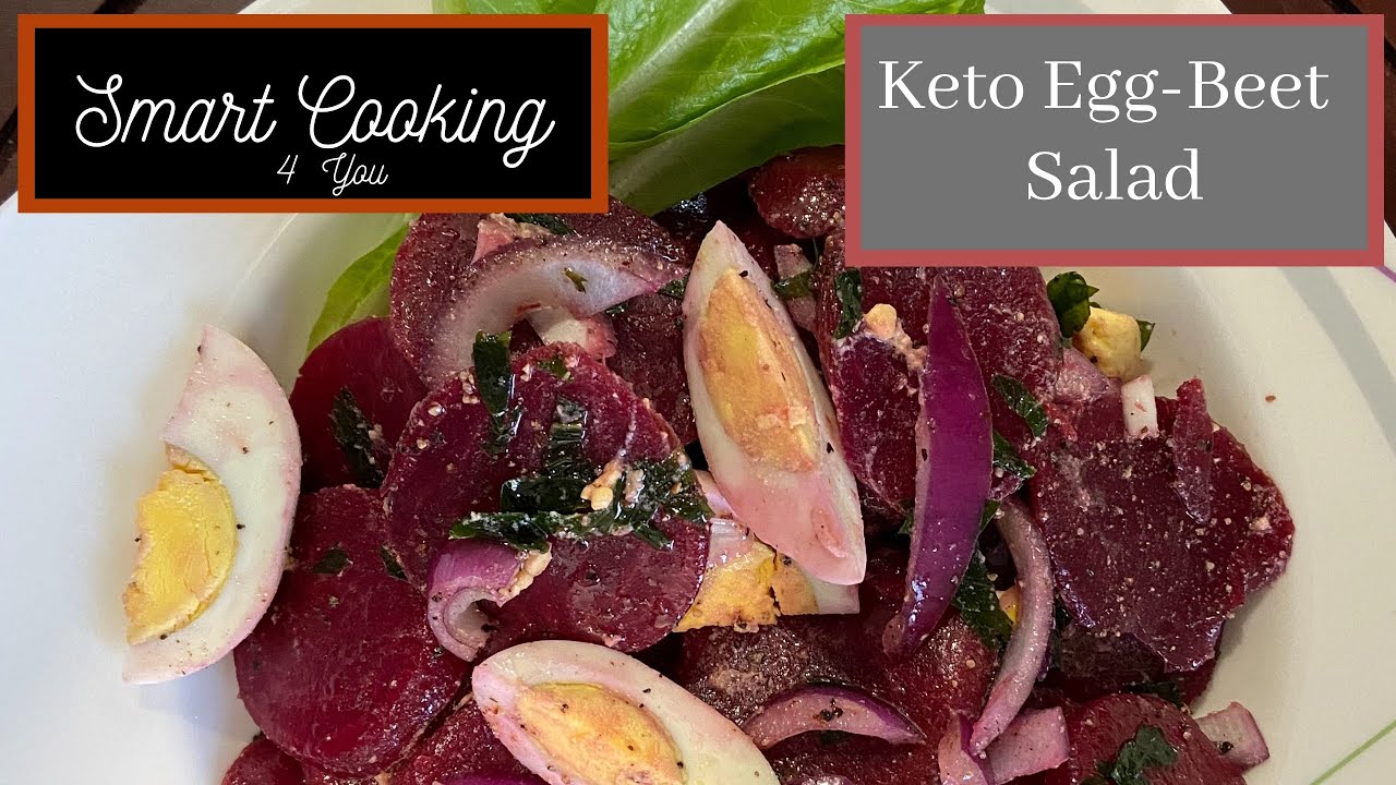 Keto Egg Beet Salad (Quick and Delicious Recipe) YouTube