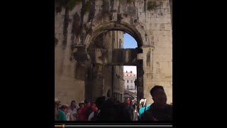 Roman Emperor Diocletian 300 A D Palace in Split Croatia Our Walk Round