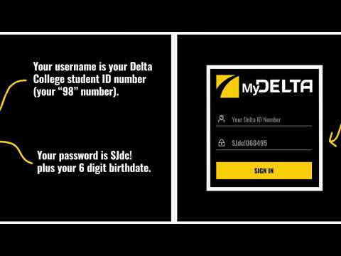 MyDelta: How to log on