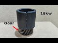 How i turn Gear into 235v powerful generator use 3 permanent magnet