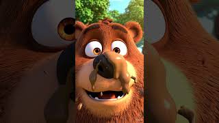Funny Bear Family Game Night #short