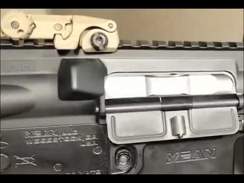 MEAN Arms Bearing Delay Upper Receiver (slow motion) ejection pattern