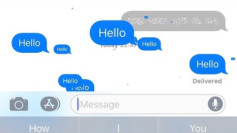 How to do effects in messages (iOS 11)