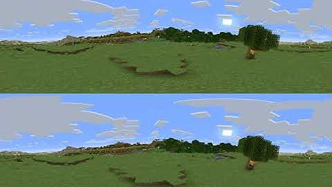 Minecraft ReplayMod 360 degree rendering