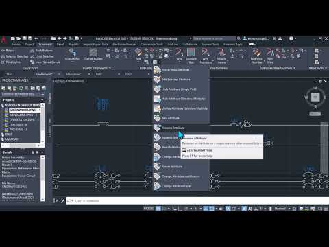 AutoCAD Electrical 6.1e: Customizing Components and its Attributes