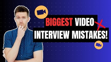 Video Interview Mistakes: Biggest Mistakes to Avoid in Virtual Interviews!