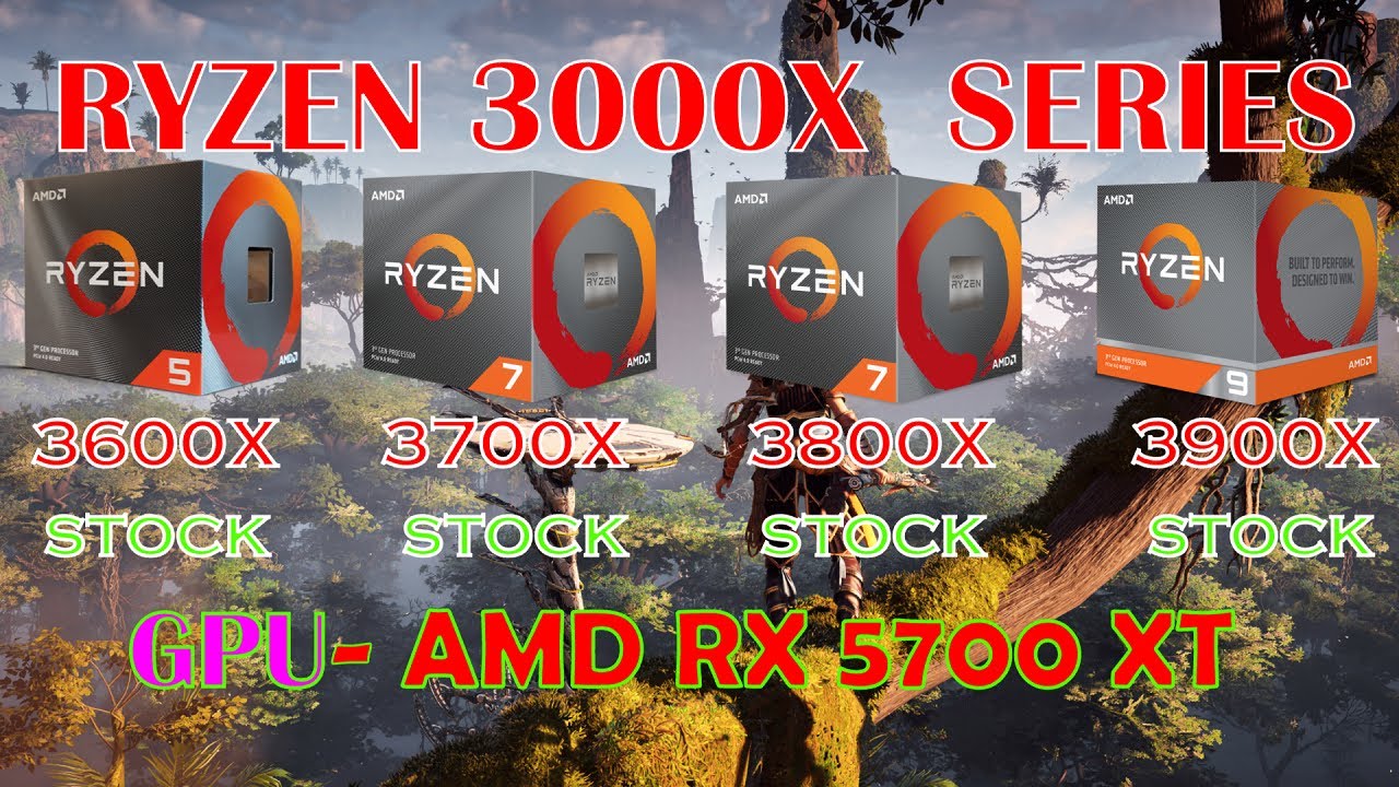 Ryzen5 3600x vs ryzen7 3700x vs Ryzen7 3800x vs Ryzen9 3900x | Gaming