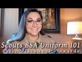 Scouts BSA Uniform 101 | Patch Placement | Awards || Gwendolyn's Scouting Adventure