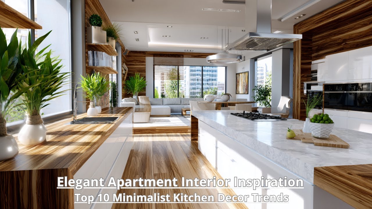 Image showcasing Minimalist Kitchen Luxury Ideas: Modern Apartment Design Inspiration ...