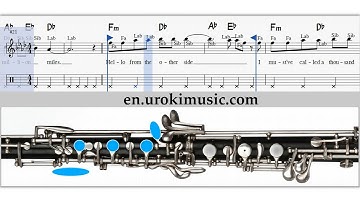 (2) How to Play Oboe Adele Hello Melody School Learn Class Course Tutorial Sheet Music Tabs