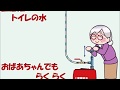 停電・断水トイレの水を送水できる人力ポンプ　おばあちゃんもらくらく