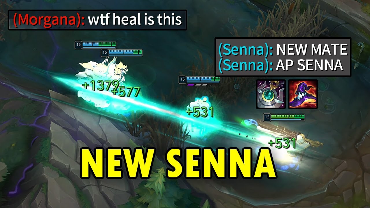 Senna's BROKEN Heal: Full HP with ONE Q!