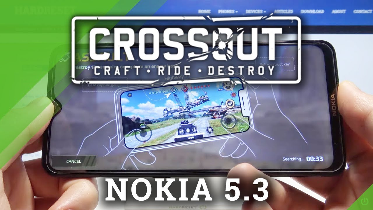 Crossout Mobile Gaming Performance on NOKIA 5.3 Gameplay / FPS