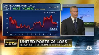 United Airlines CEO: The SVB scare had a real impact on bookings, but it's back on trend