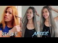 I dyed my hair Ash blonde/Brown | Silver gray at home using ion color Brilliance