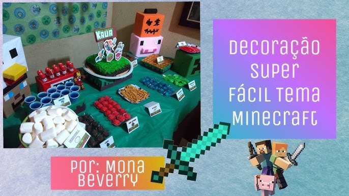 Festa Minecraft: +79 Ideias e Dicas Criativas Para Sua Festa