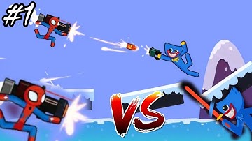 Poppy Stickman Fighting gameplay in mobile || New Android game || new offline game || 2022 || #1