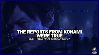 Reports Were True Konami Outsourcing Franchises To Various External Studios Silent Hill, MGS Etc.