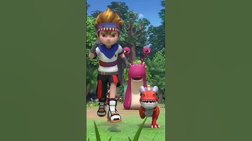 #Trex ! 😨Jump over there! Snail Monster! #DinoTrainers #cartoon #animation #dinosaur