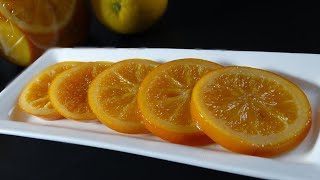 Como hacer naranjas confitadas.