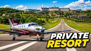 We Flew into America's Most Exclusive Resort? PC12NGX
