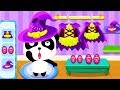 Baby Panda's Supermarket | Grocery Store Halloween Shopping |  BabyBus Game Video