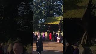 Queen Elizabeth II arriving at Sandringham Christmas Service 2019