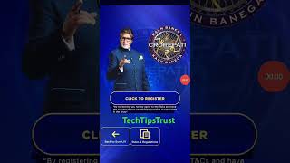 KBC Registration Question 16 December 2024|Kbc registration 2024|kbc S 16|#shortskbc|TechtipsTrust