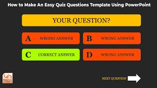 How to Make An Easy Quiz Questions Template Using PowerPoint screenshot 1