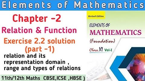 Class 11th Elements of Mathematics  Chapter 2 Ex 2.2 (part 1) | Sets Class 11th solution