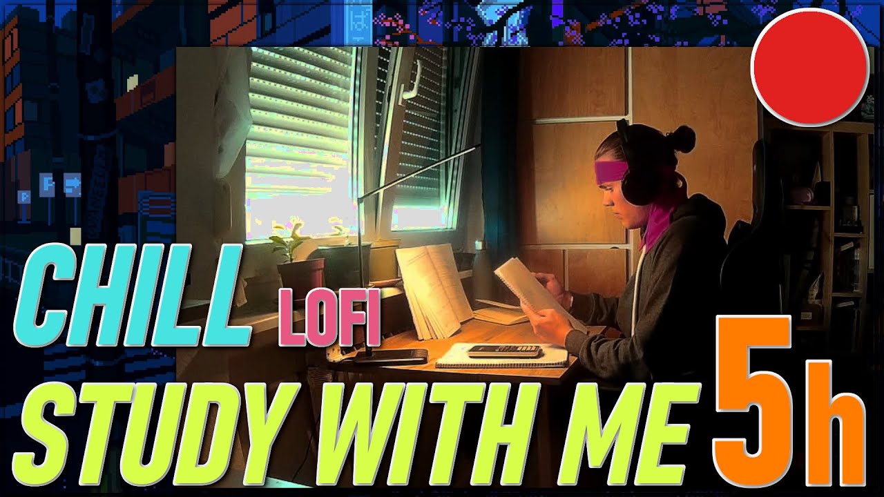 Chill Learning 🔴 5 hour study with me | chill learning session with L O F I music ☕ ...