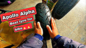 नया टायर नया मजा 😅 Best Tyre for apache 160 4v | Apollo Alpha S1 |Srinagar | kedarghati Vlogger