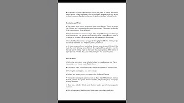 PRINT CULTURE AND THE MODERN WORLD TOPPER NOTES SOCIAL SCIENCE CLASS 10 #CBSENOTES