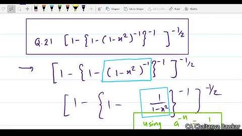 CA Foundation | Indices | Exercise 1(C) Indices Q 21 to 30
