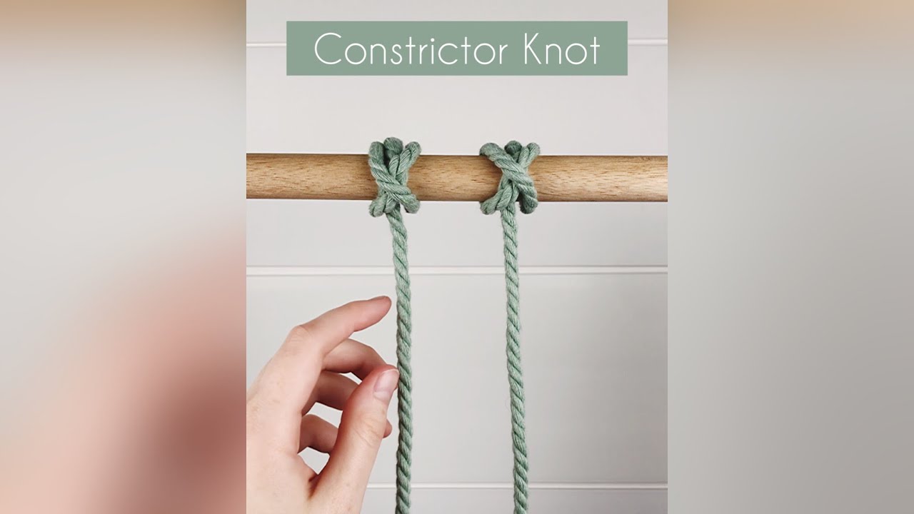Constrictor Knot | How to Tie Constrictor / Gunner's Knot