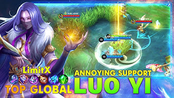 Luo Yi Annoying Support! Top Global Luo Yi by LimitX ~ MLBB