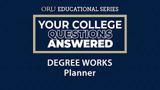 Planning Your College Degree: What Is “Degree Works”? (Ep. 3 Planner)