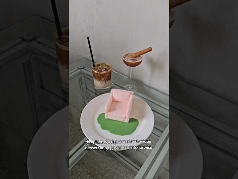 cool cocktail and dessert bar in seoul, korea 🇰🇷 #korea #koreafood #seoulcafe