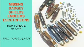 HOMEMADE POCKET KNIFE SHIELDS