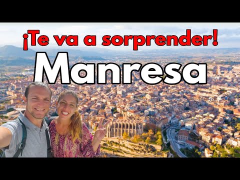 MANRESA 🟢 GUÍA DE VIAJE (4K) 📌 Los 8 lugares qué ver y hacer | Barcelona - Cataluña | España