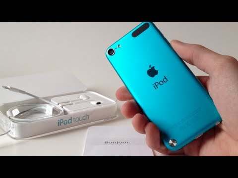Deballage Du Ipod Touch 5g Bleu Unboxing ᴴᴰ Youtube
