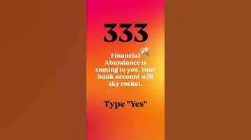 333 💵 A Financial Blessing Is Coming — Type “YES” to Receive ✨