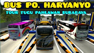 BUS PO HARYANTO TOUR TUGU PAHLAWAN SURABAYA ! Bus Simulator Indonesia screenshot 4