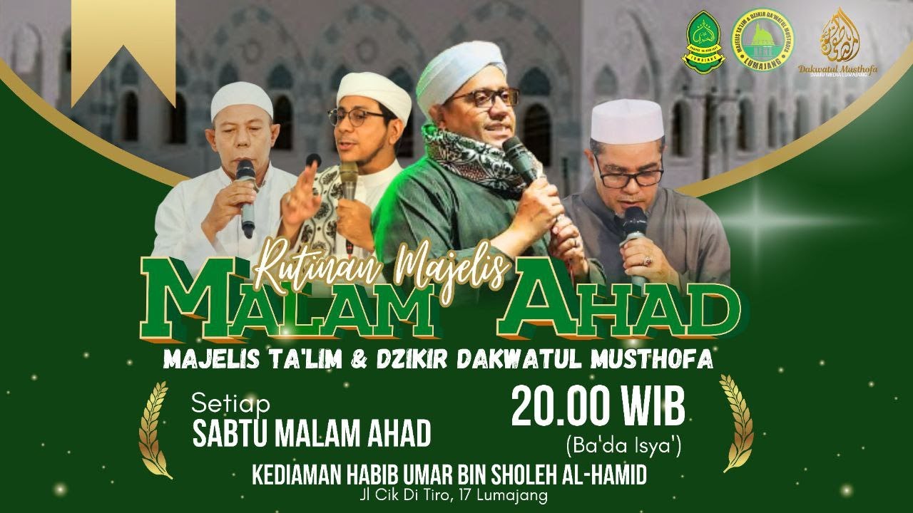 🔴LIVE Rutinan Malam Ahad | Maulid Ad-Dhiyaaul Laami' , Tafsir Al-Qur'an, & Kitab Mukasyafatul Qulub