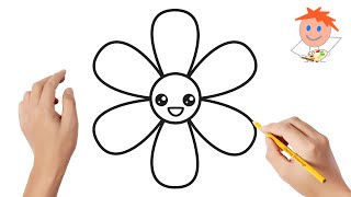 How to draw a flower | Easy drawings