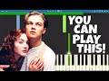 My Heart Will Go On - EASY Piano Tutorial - Titanic Soundtrack - Celine Dion